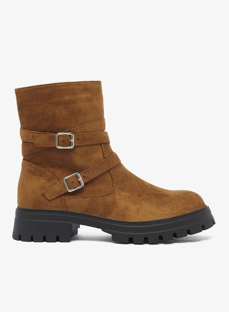 ELLA Chunky Sole Ankle Boots - Image 1