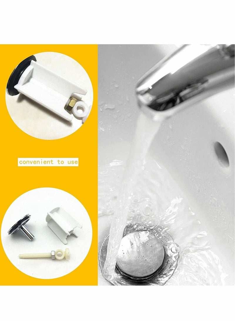 Pop Up Sink Plug, Universal Drain Filter, 40 mm Height Adjustable Pop-up Plug  - Image 3