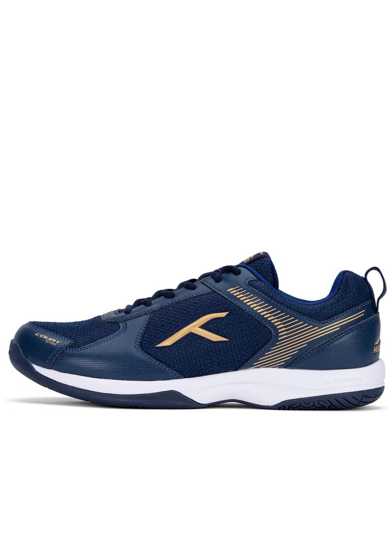 HUNDRED Court Star Non-Marking Professional Badminton Shoes for Mens | X-Cushion Protection | Suitable for Indoor Tennis/Squash/Table Tennis/Basketball & Padel  - Image 1