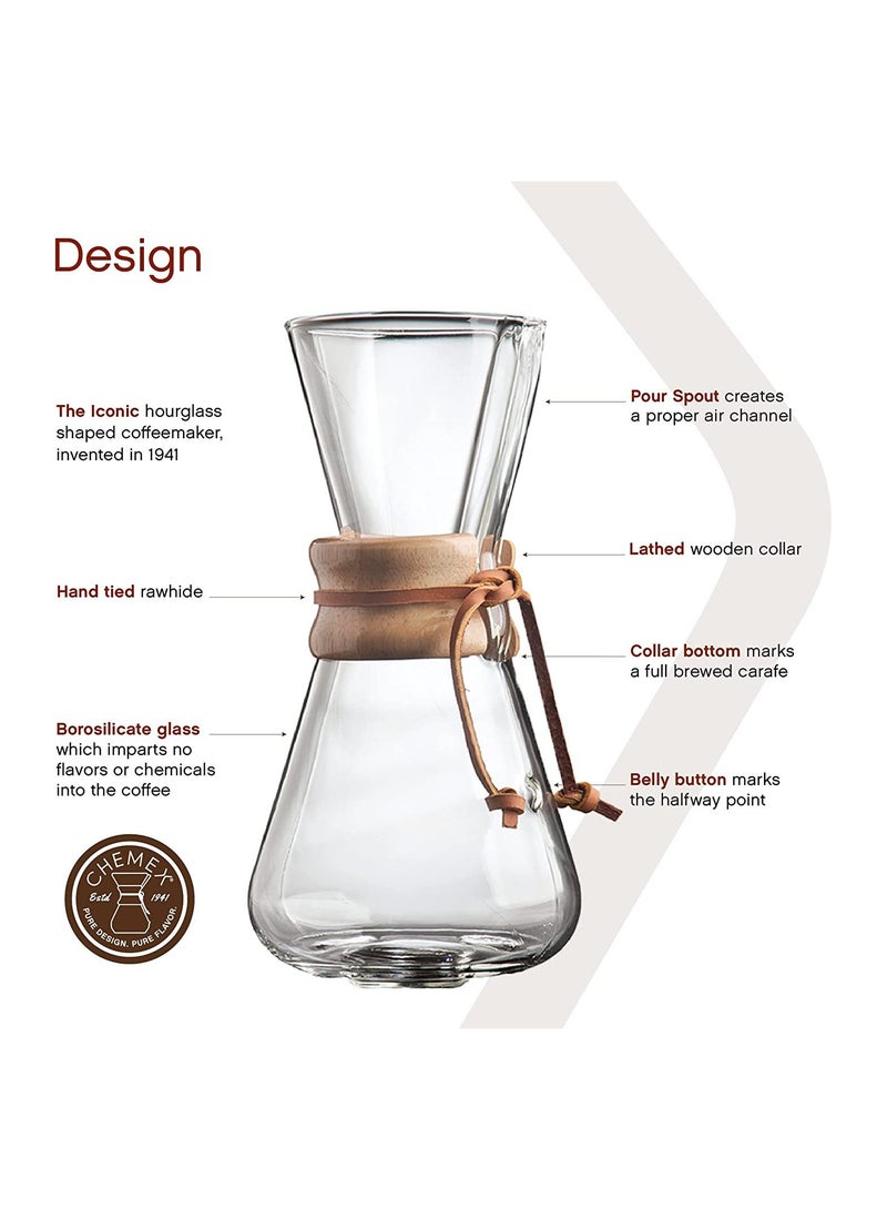 كيميكس إناء كمكس ثلاثة اكواب بمقبض خشبي - Image 3