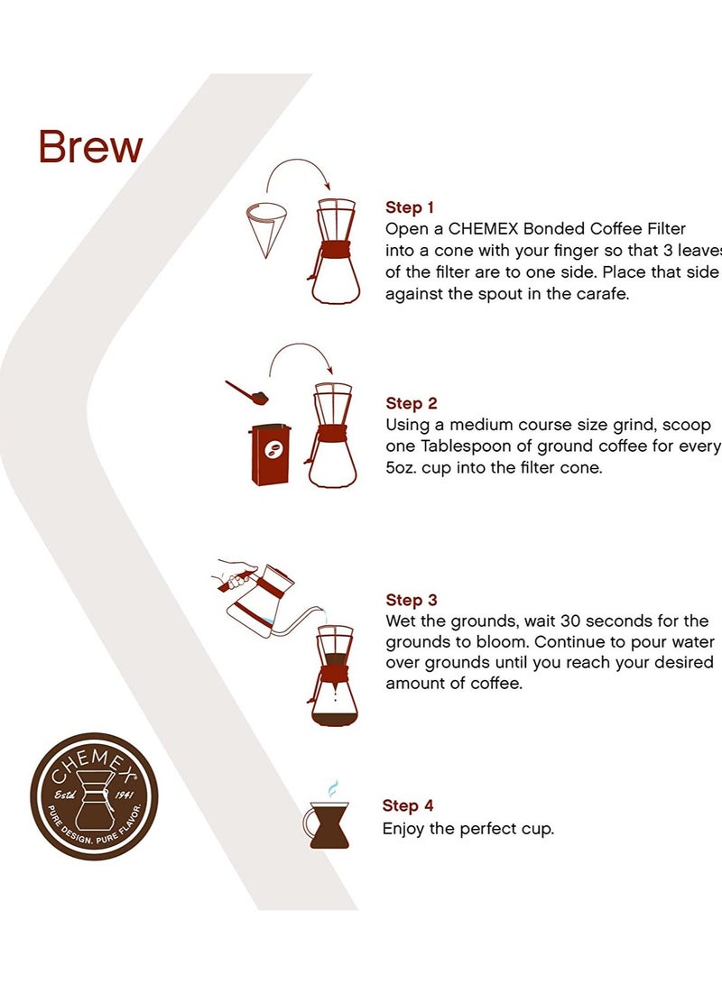 كيميكس إناء كمكس ثلاثة اكواب بمقبض خشبي - Image 5