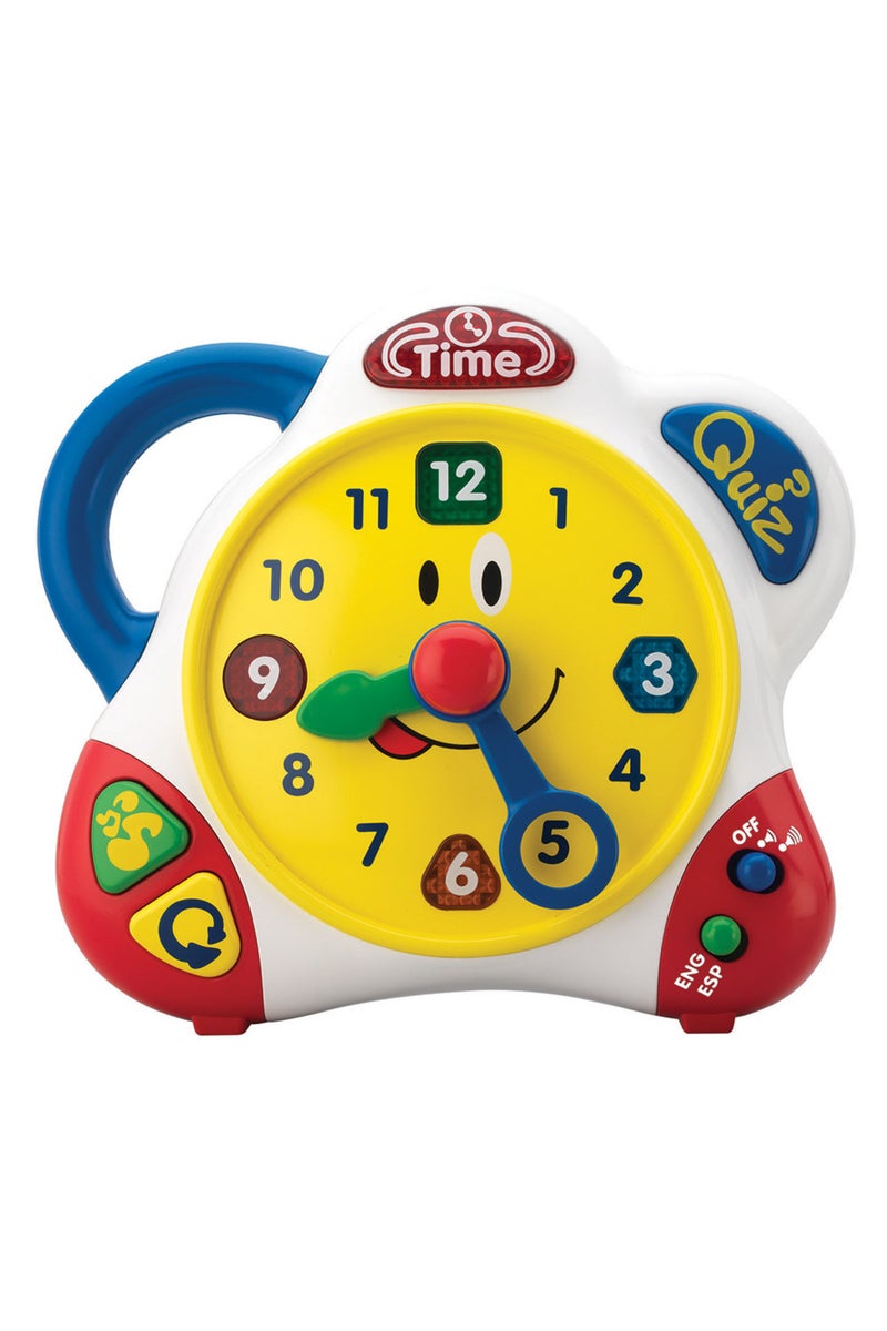 Little Learners Bilingual Learning Clock - Interactive Electronic Toy - Image 1