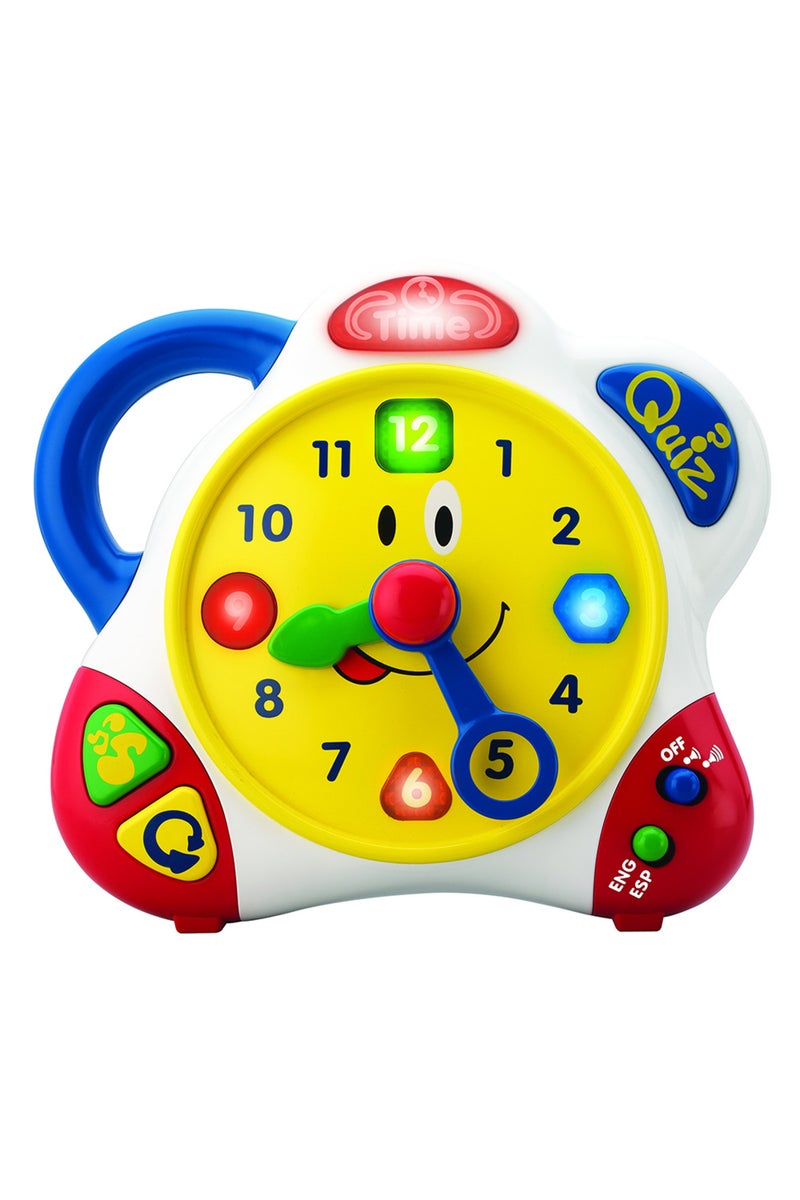 Little Learners Bilingual Learning Clock - Interactive Electronic Toy - Image 2