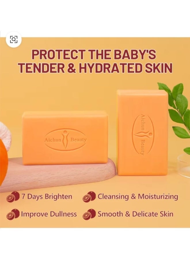 Natural Vitamin C Soap, Deep Cleansing, Brightening, Facial Care, Bath, Moisturizing & Beauty Products, Bar Soap - Image 3