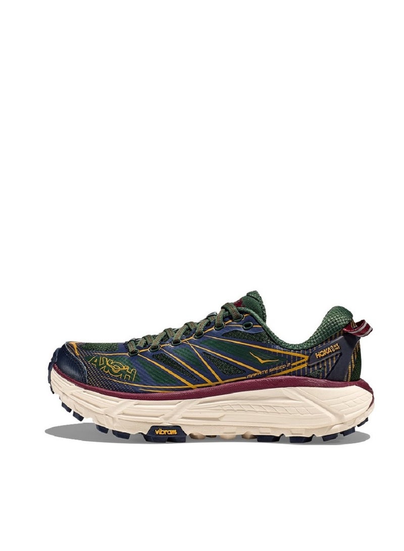 Hoka One One Mafate Speed 2 Outdoor Running Shoes Green For Men/Women/Students/Girls/Boys  - Image 1