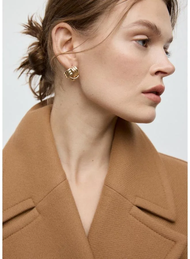 مانجو Intertwined Knot Earrings