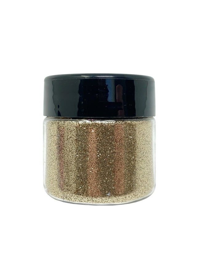 DIY Kit Creations - : Biodegradable Lustrous Gold Ultra-Fine Cosmetic Grade Glitter 0.75 oz jar - Vegan & Cruelty Free - Image 1
