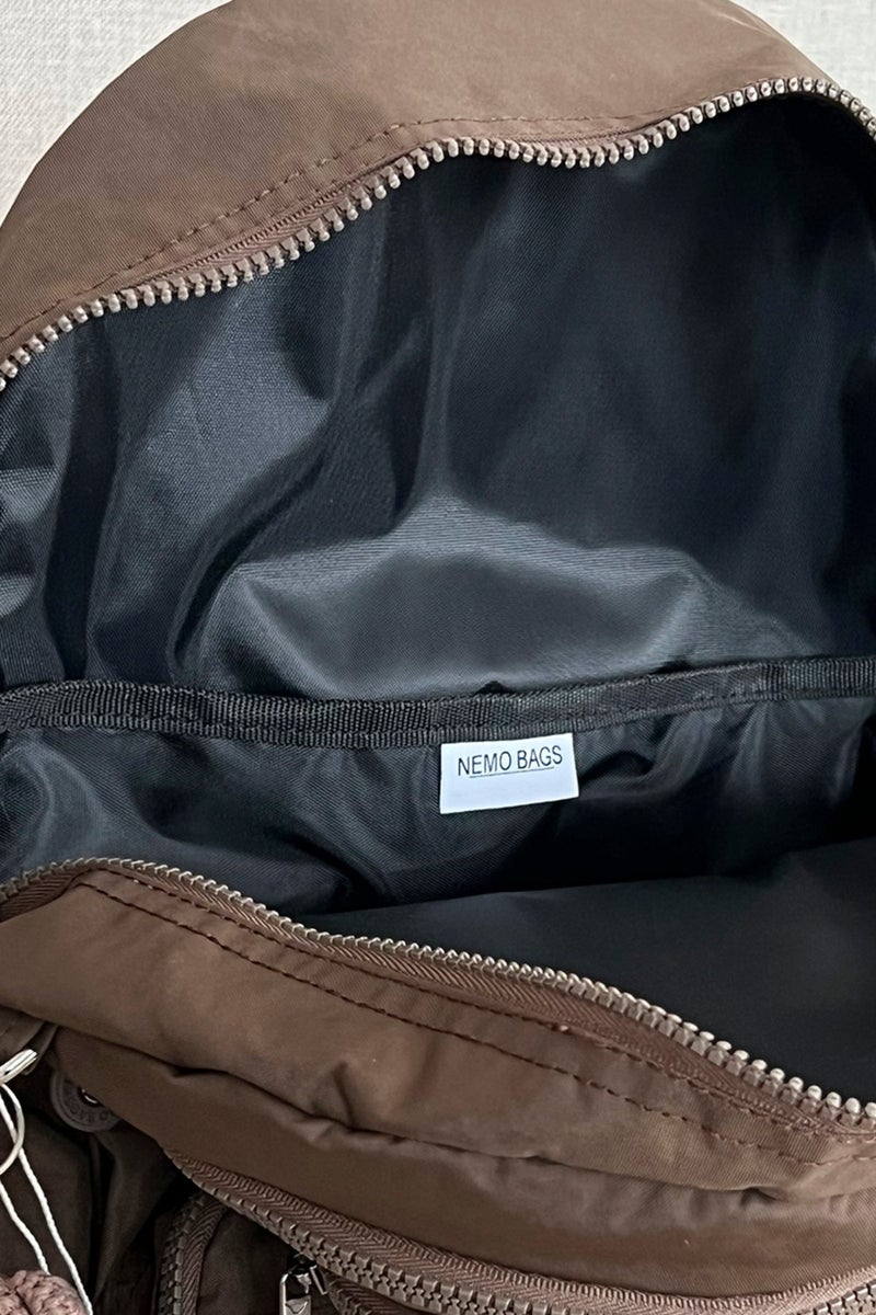 Nemo Bags Dark Mink Backpack School Bag Laptop and Travel Bag Waterproof Sports Bag  - Image 3