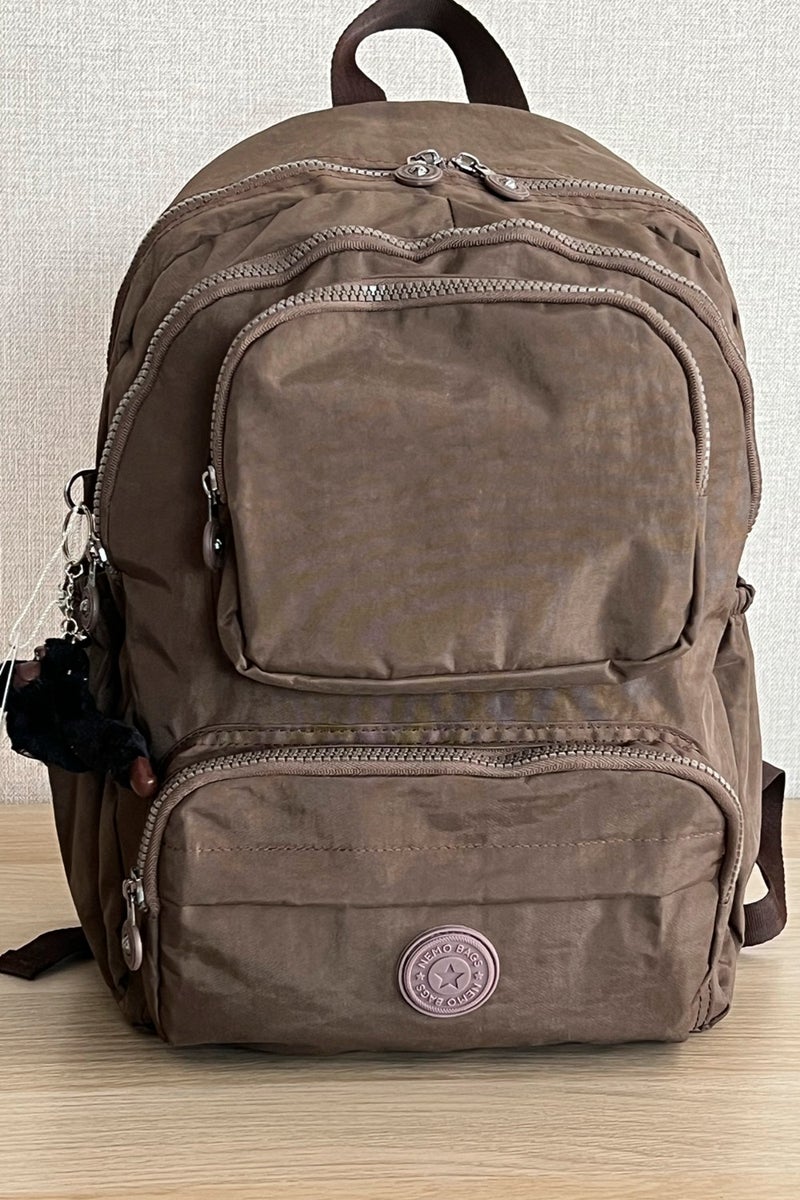 Nemo Bags Dark Mink Backpack School Bag Laptop and Travel Bag Waterproof Sports Bag  - Image 2