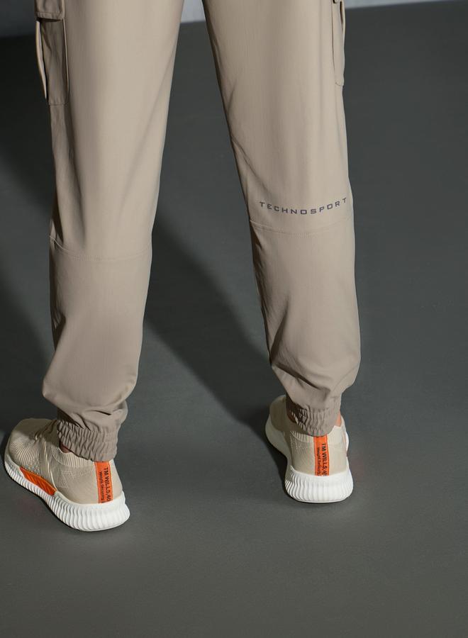 تكنوسبورت بنطلون رياضي كارغو تكنوسبورت بقصة عادية ورباط - Image 1