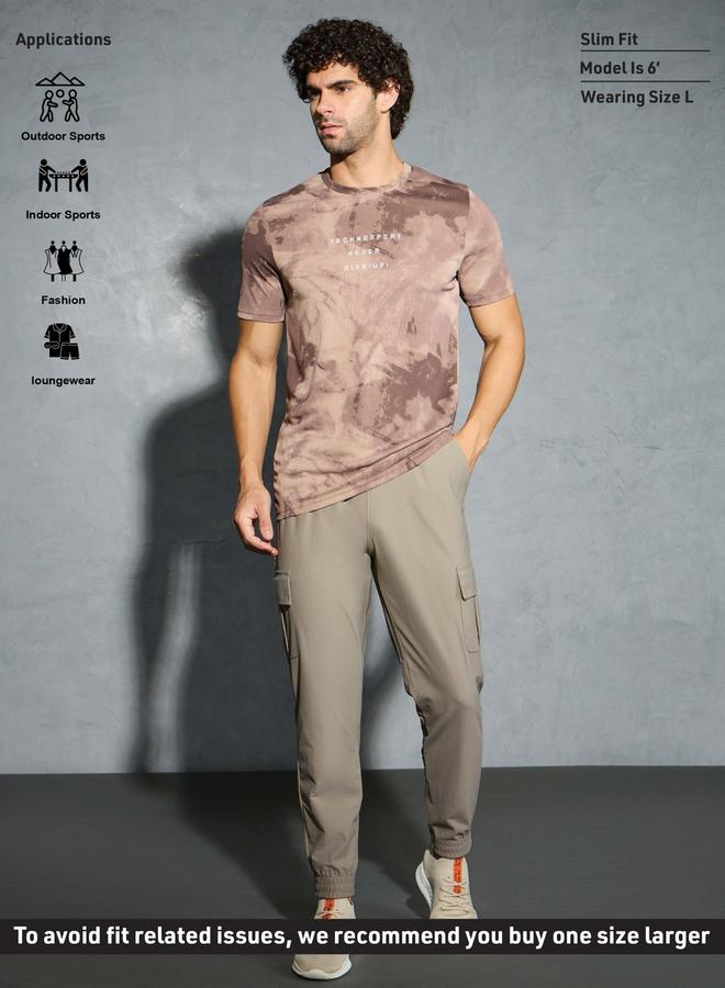 تكنوسبورت بنطلون رياضي كارغو تكنوسبورت بقصة عادية ورباط - Image 4