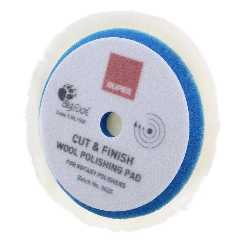 Rupes Cut  Finish Wool Rotary Pad  5