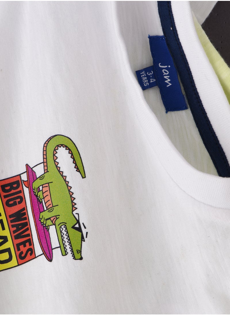 JAM - Playful Prints & Comfy Cotton: Boys' Short-Sleeve Tees for Spring & Summer - Image 1