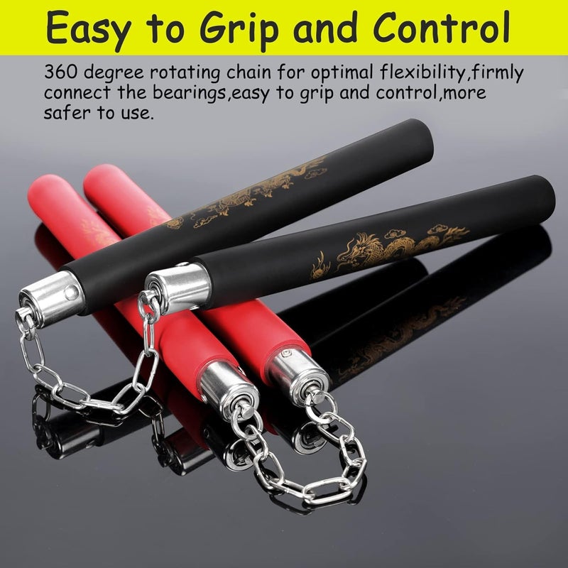 Preptep Foam Nunchucks for Kids or Adults,Safe Training Nunchucks/Nunchakus for Kids Beginners - Image 4