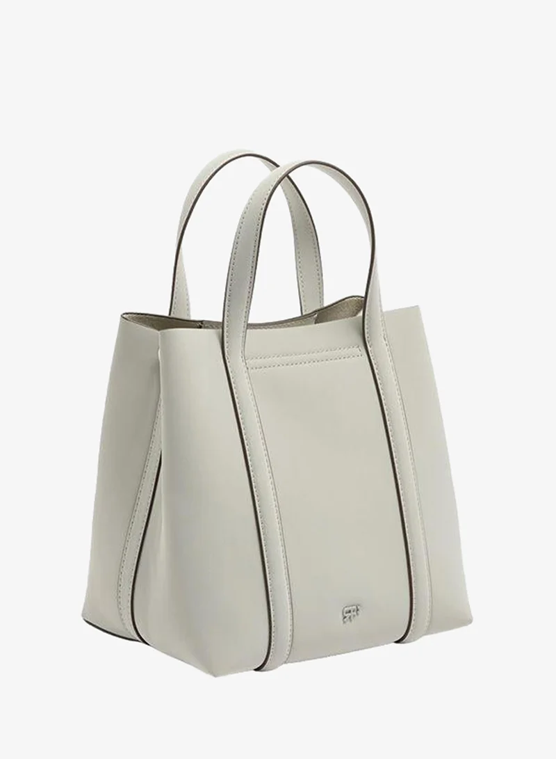 Parfois White Tote Bag With Soft Texture With Crossbody for Women | Best Price UAE