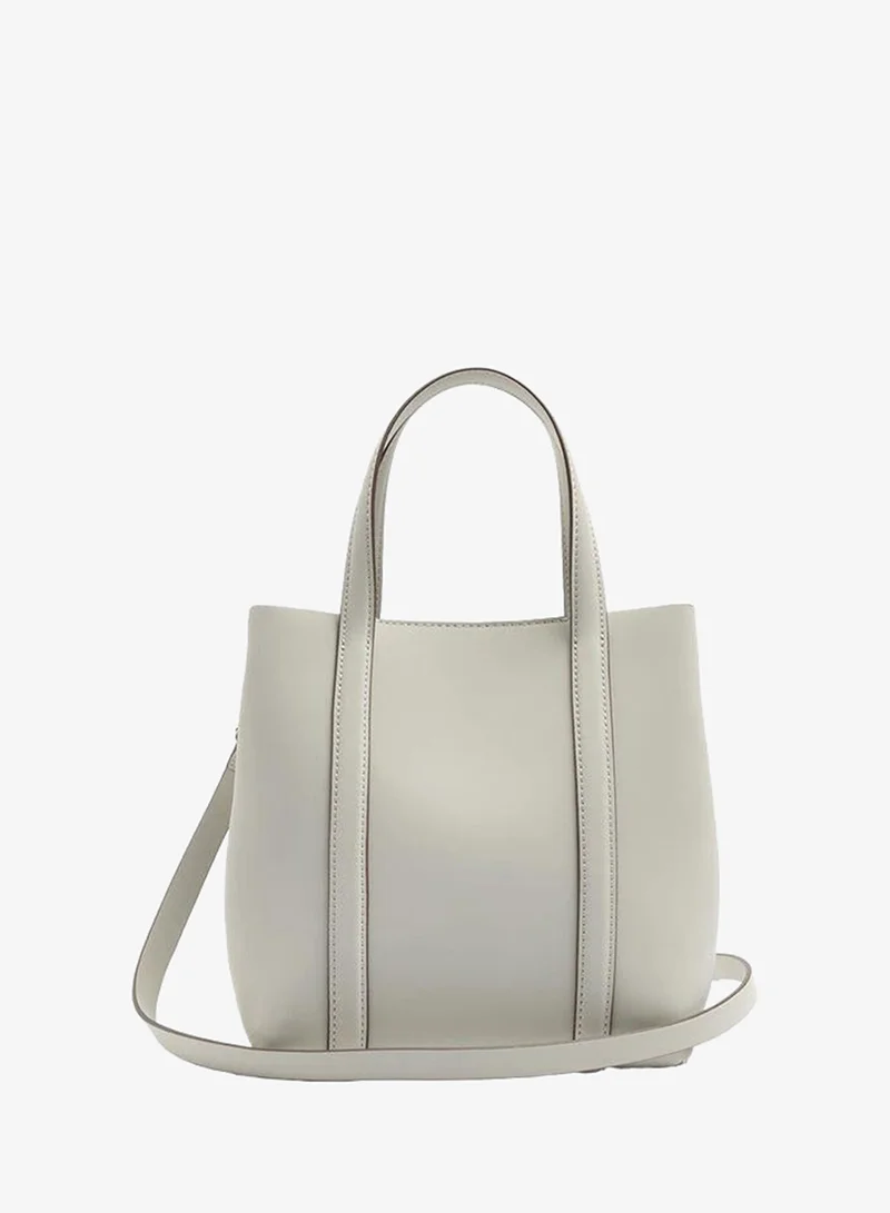 Tote Bag With Soft Texture With Crossbody