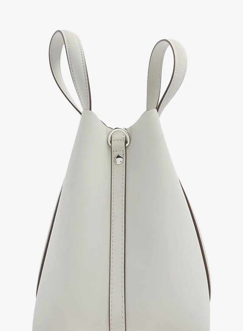 Parfois White Tote Bag With Soft Texture With Crossbody for Women | Best Price UAE