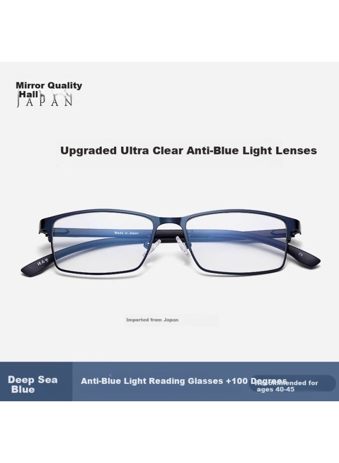 Mirror Hall Gl Imported Blue Light Blocking Reading Gl High Definition Anti-radiation Eye Protection Gl, Jd Self-operated Flagship Store Genuine Product - Image 1