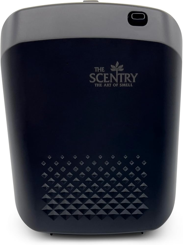 ذا سنتري جهاز توزيع العطور Scentry Small Plus بتقنية البلوتوث (منظف هواء) (أسود) - Image 1