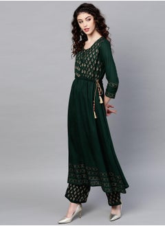 Women Green Floral Anarkali Kurta With Palazzo - pzsku/Z9F880B966C9758B2A90FZ/45/1741189813/01270b98-d77d-4cb2-afc5-2fe83b259e46