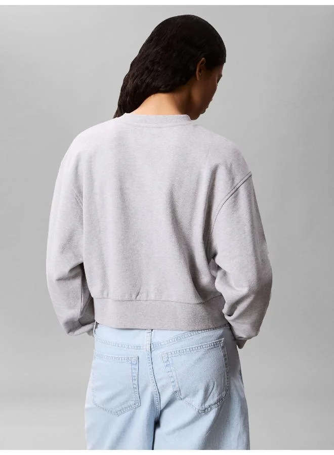 Calvin Klein Jeans Woven Label Crew Neck Sweatshirt