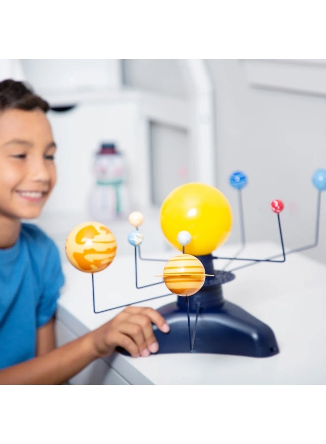 Learning Resources Geosafari Motorised Solar System, Interactive Rotating & Revolving Model With Light-Up Sun & Star Projector, Includes Multilingual Activity Guide, For Kids Ages 8+ - Image 2