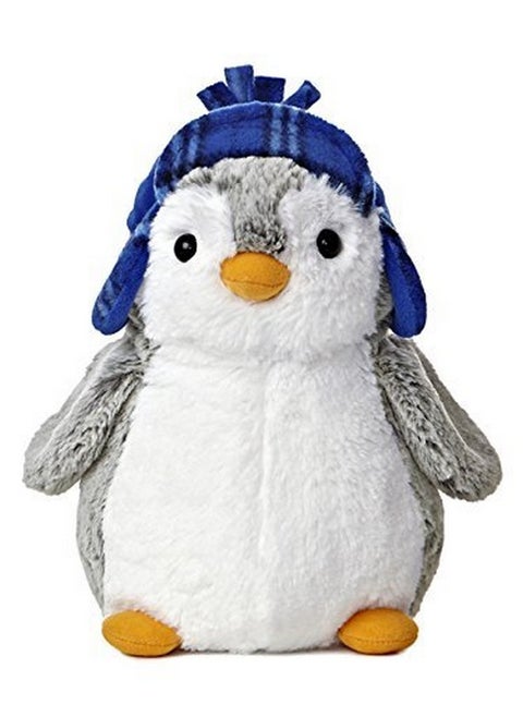 Aurora Pompom 9" Penguin Plush from World (Blue Hat)