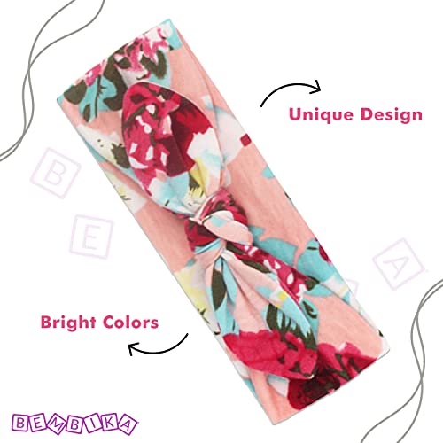 Bembika Bow Headband For Baby Girl Hair Accessories For Girls Headband For Mom And Baby Matching Peach - Image 3