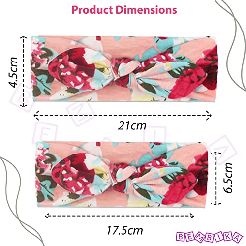 Bembika Bow Headband For Baby Girl Hair Accessories For Girls Headband For Mom And Baby Matching Peach - Image 5