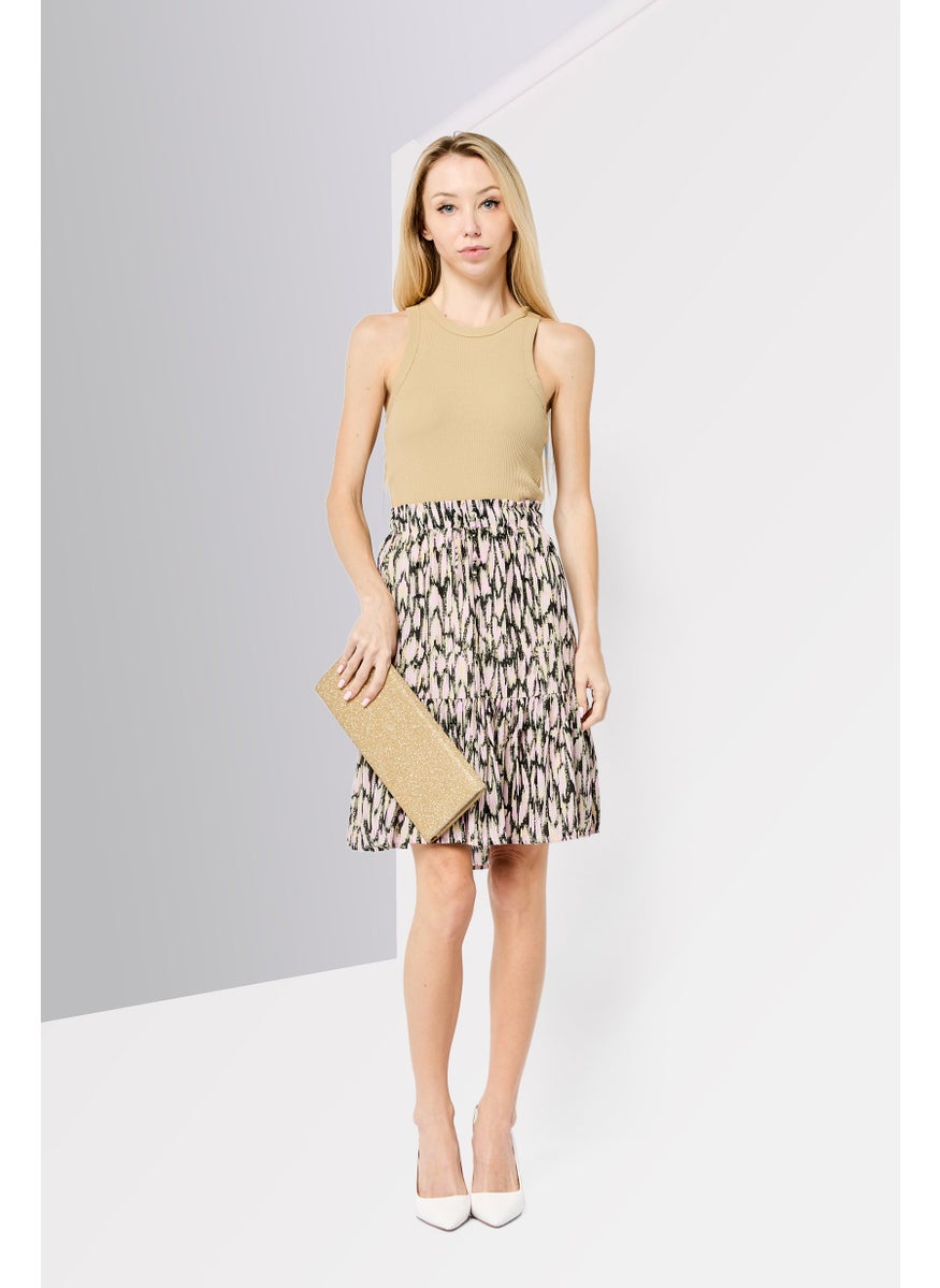 Scotch & Soda Women Allover Print Mini Skirt, Multicolor  - Image 2