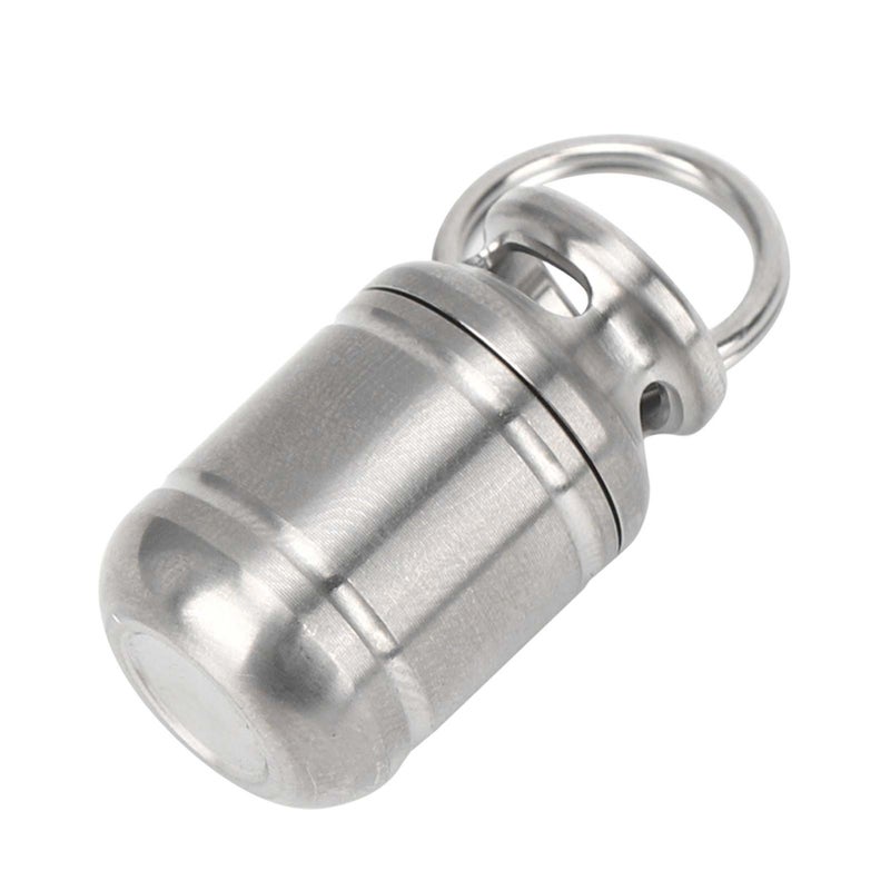 Titanium Pill Bottle: 100% Titanium Alloy, Deep Waterproof, High Strength & Lightweight Medicine Container - Heat Resistant Pill Holder for Outdoor Hiking, Travel & EDC Use - Image 2