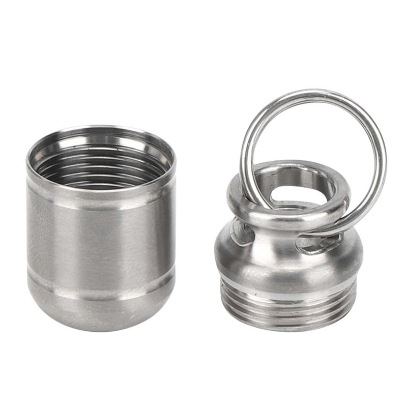 Titanium Pill Bottle: 100% Titanium Alloy, Deep Waterproof, High Strength & Lightweight Medicine Container - Heat Resistant Pill Holder for Outdoor Hiking, Travel & EDC Use - Image 4