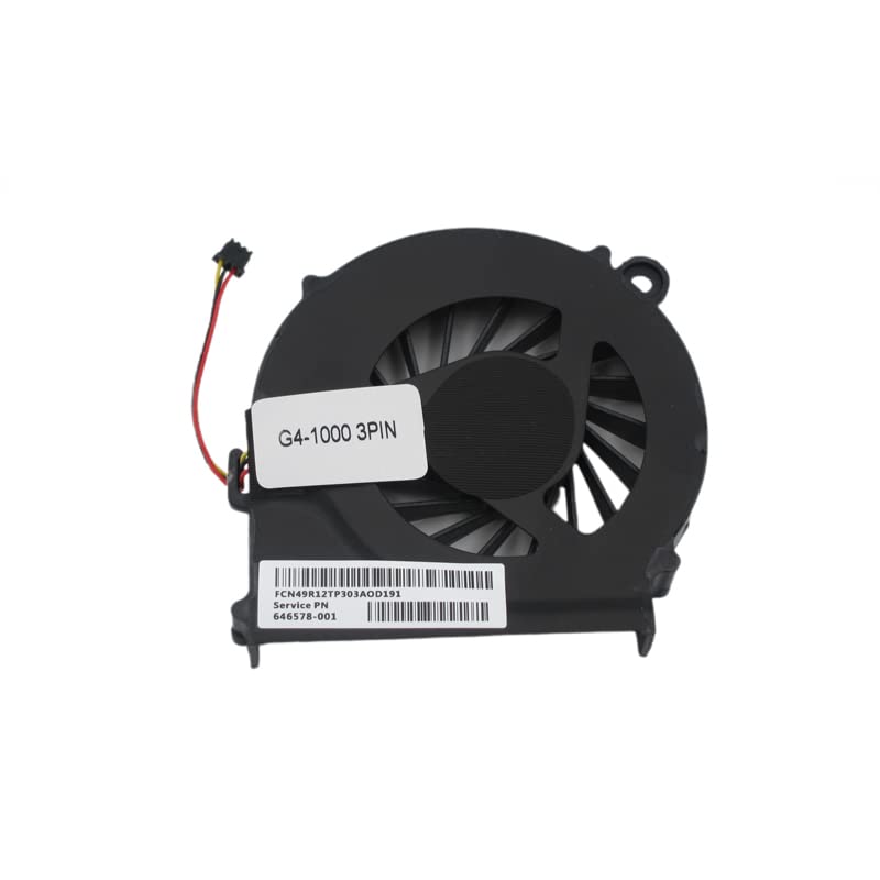 ULTRAZONE Laptop Internal CPU Cooling Fan for HP G4, G6, G7, CQ42, G42, CQ62, G62, CQ56, 3PIN 646578-001 3PIN, G6-2000 G4-2000 G7-2000 Series Laptop 683193-001 055417R1S - Image 1