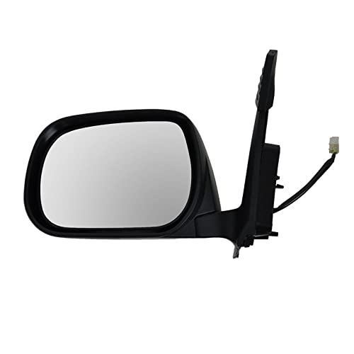 TRQ Driver Side Power Mirror Textured Cover Manual Fold Compatible with 2009-2012 Toyota RAV4 TO1320272 - Image 1