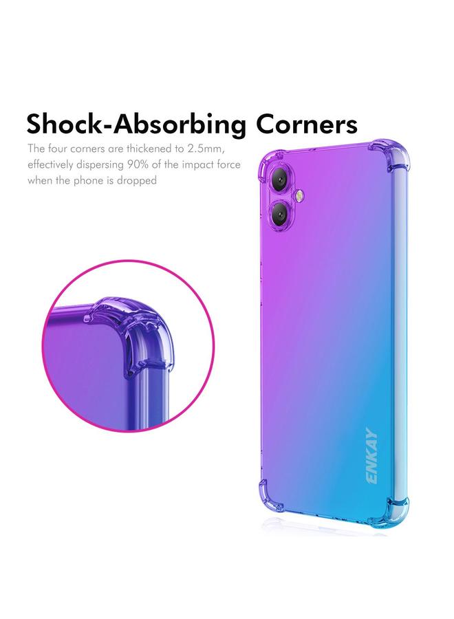 ENKAY Case For Samsung Galaxy A06 4G Hat-Prince Gradient Airbag TPU Phone Case - Image 2