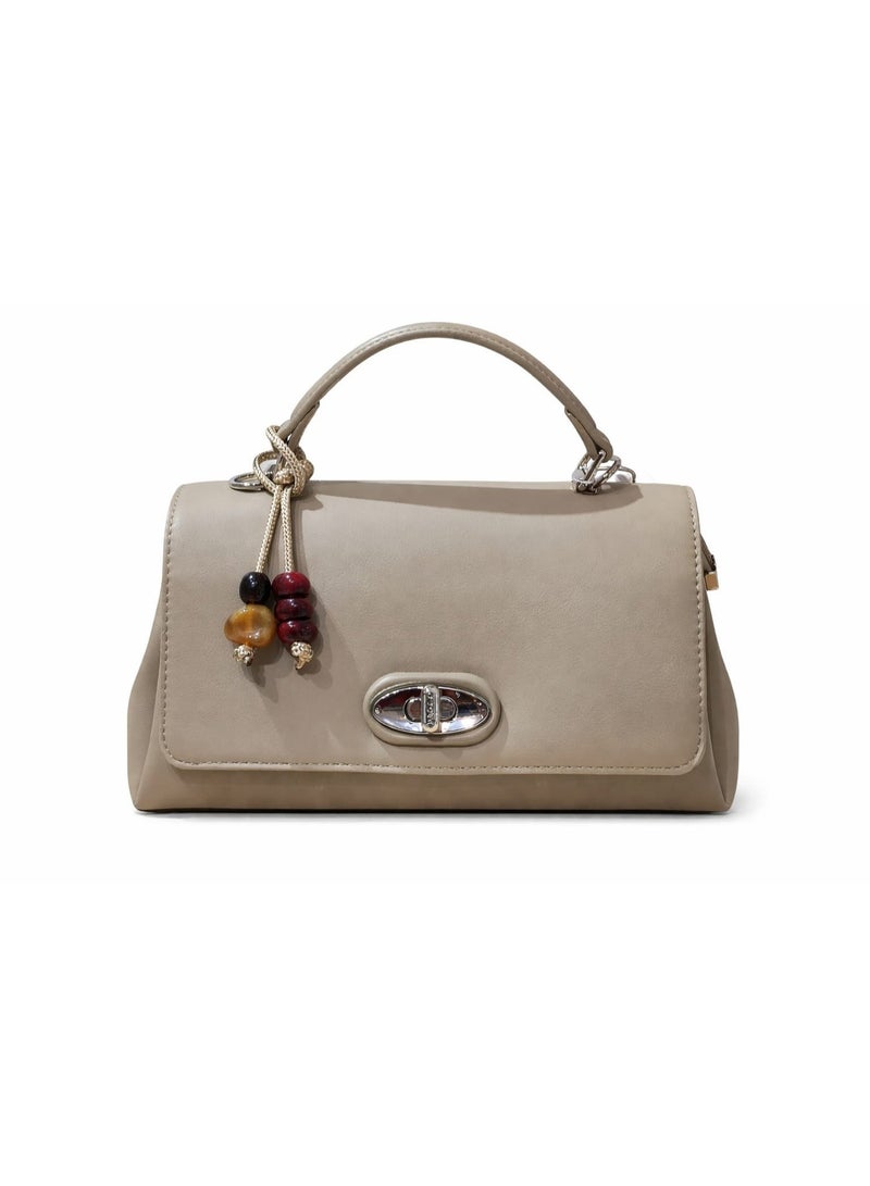 BAGCO Ladies Fashions Handbag Top Handle Crossbody Bag With Detachable Strap - Image 1