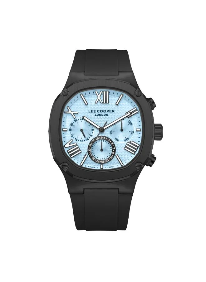 Lee Cooper Men's Multi Function Display Watch With Black Silicone Strap - LC08150.001