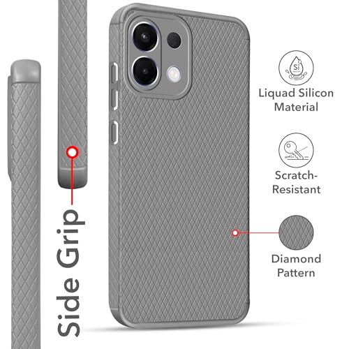 Jkobi Back Cover Case for Oppo K13 (Liquid Silicone | Side Grip | Camera Protection) - Image 2