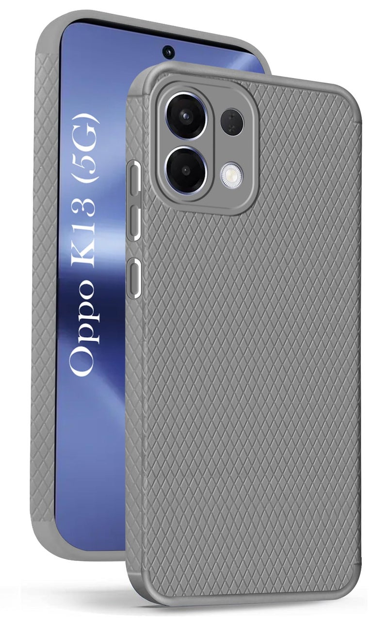 Jkobi Back Cover Case for Oppo K13 (Liquid Silicone | Side Grip | Camera Protection) - Image 1