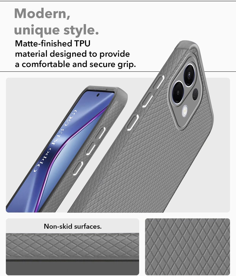 Jkobi Back Cover Case for Oppo K13 (Liquid Silicone | Side Grip | Camera Protection) - Image 3
