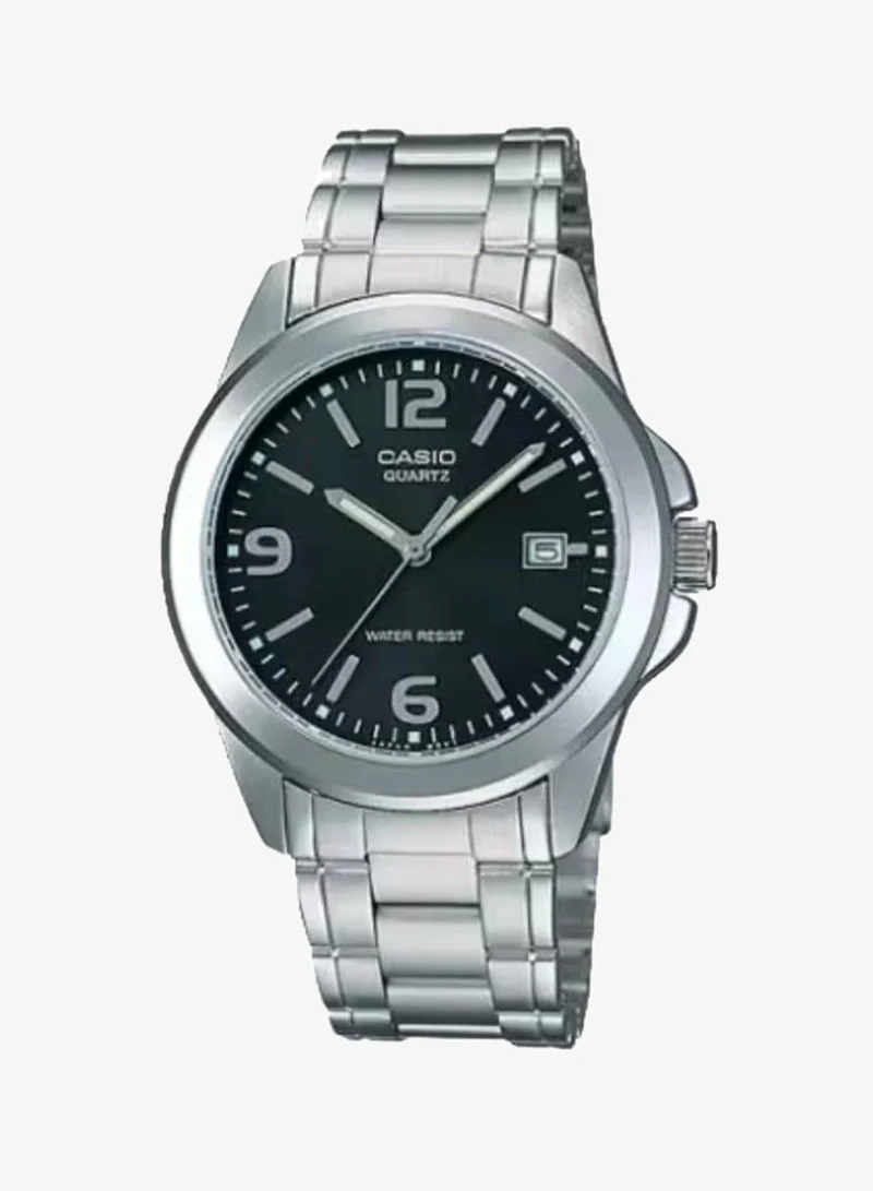 Casio Men's Analog Display Watch With Silver Stainless Steel Strap - MTP-1215A-1A