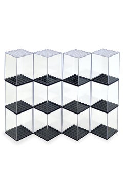 Excefore 12 Pack Display Case, Acrylic Display Case, Action Figure Toys Storage, Suitable for Kids and Adults Toys and Collectibles  - Image 1