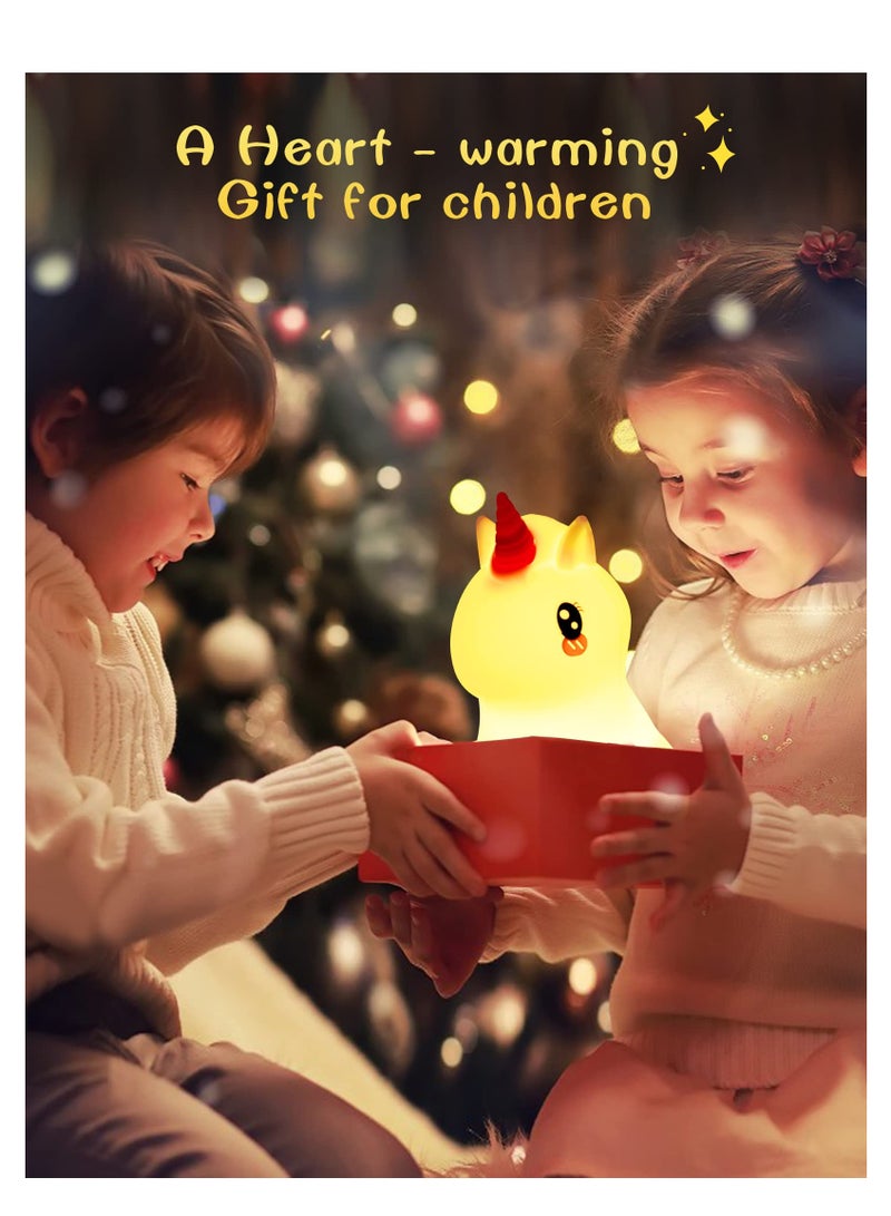 SYOSI Night Light for Kids, Elephant Nursery Night Lights with Remote, 7 Color Kawaii Lamp, Room Decor, USB Rechargeable, Cute Lamp Gifts for Baby, Children, Toddlers, Teen Girls - Image 3