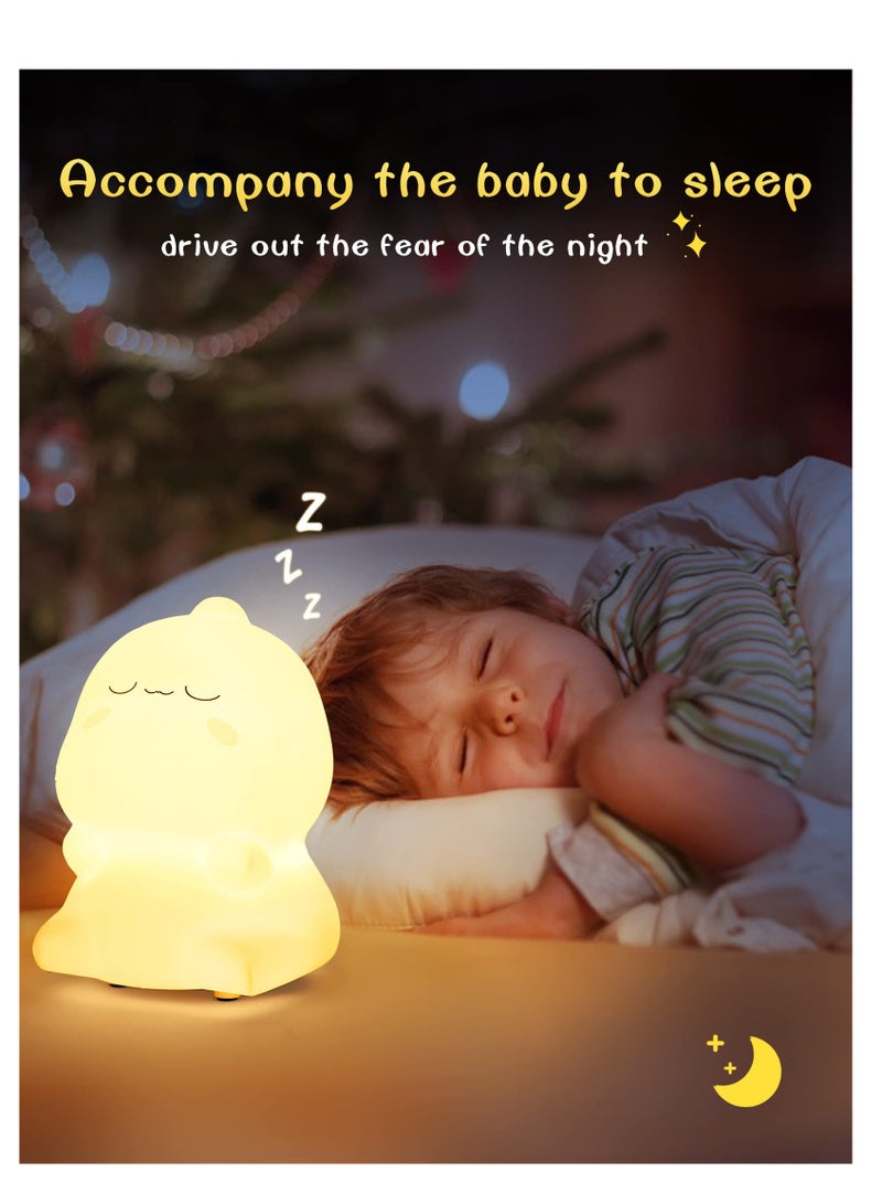 SYOSI Night Light for Kids, Elephant Nursery Night Lights with Remote, 7 Color Kawaii Lamp, Room Decor, USB Rechargeable, Cute Lamp Gifts for Baby, Children, Toddlers, Teen Girls - Image 5