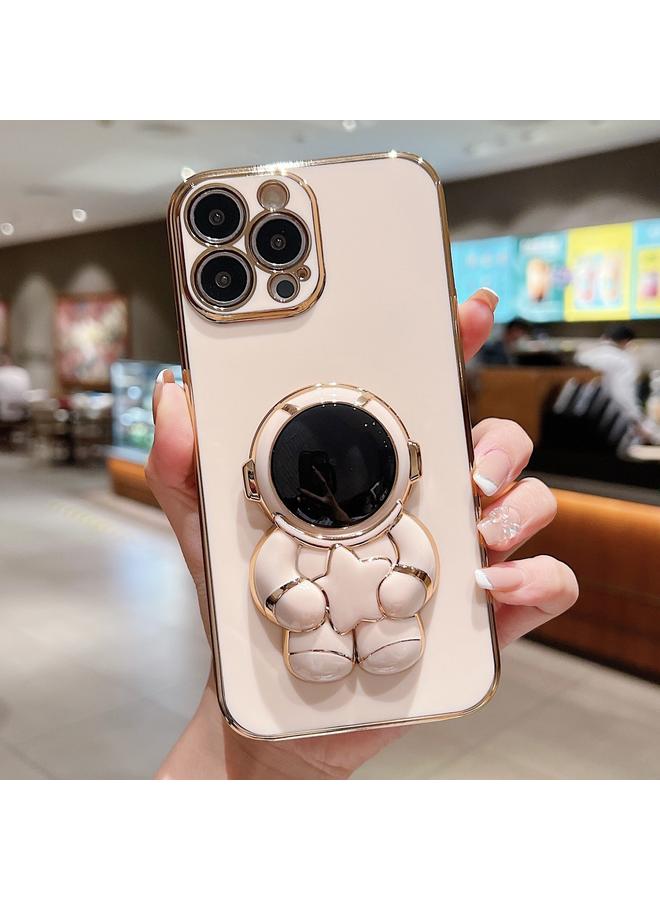 إيروريكس جراب لهاتف iPhone 16 Pro Max Embrace Stars، جراب هاتف مطلي بالكهرباء مع حامل رائد فضاء - Image 1