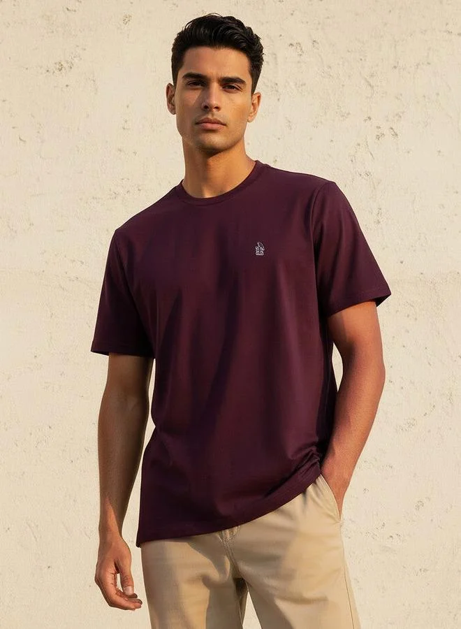 إمبيرور Emperor Men Regular Fit Crew Neck Short Sleeve T-shirt