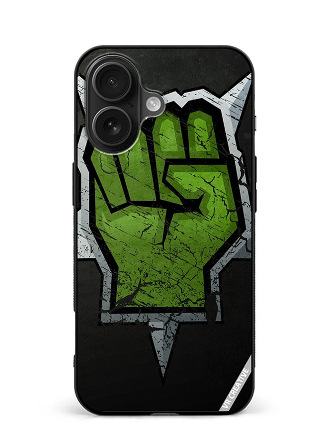 Protective Case Cover For Apple iPhone 16 Plus Hulk Design Multicolour