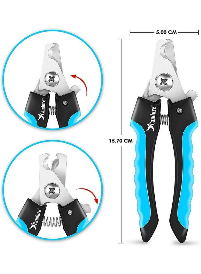 Candure Candure Dog Nail Clippers Professional Dog Nail Trimmers Suitable for Large to Medium Dogs, Cats, Rabbits and Guinea Pigs - Safety Lock/Protective Guard to Avoid Over Cutting  - Image 2