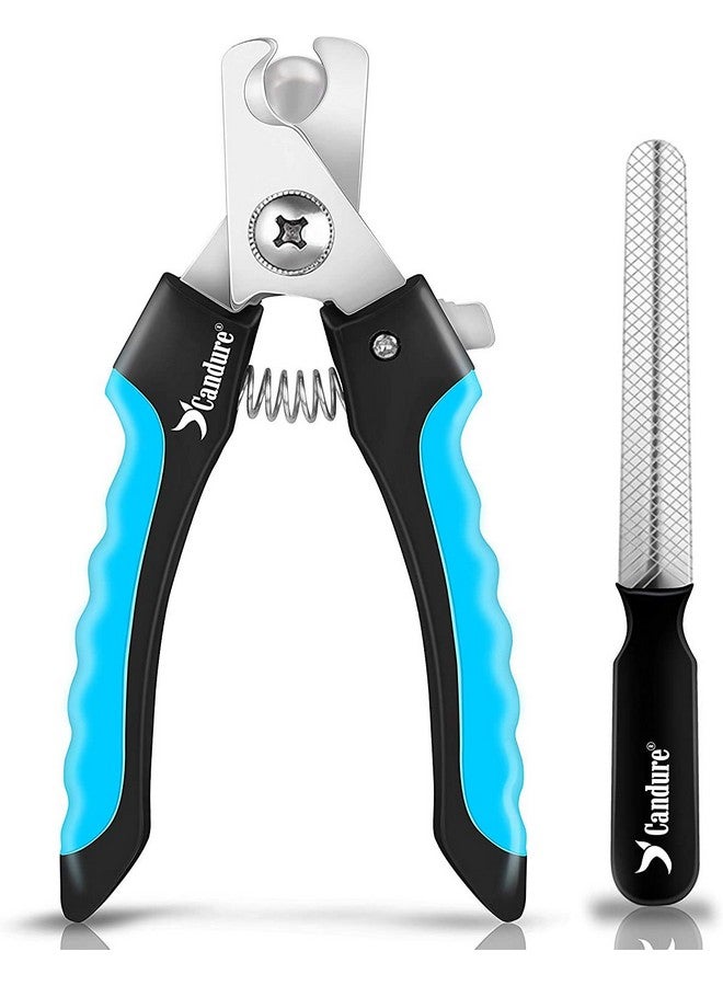Candure Candure Dog Nail Clippers Professional Dog Nail Trimmers Suitable for Large to Medium Dogs, Cats, Rabbits and Guinea Pigs - Safety Lock/Protective Guard to Avoid Over Cutting  - Image 1