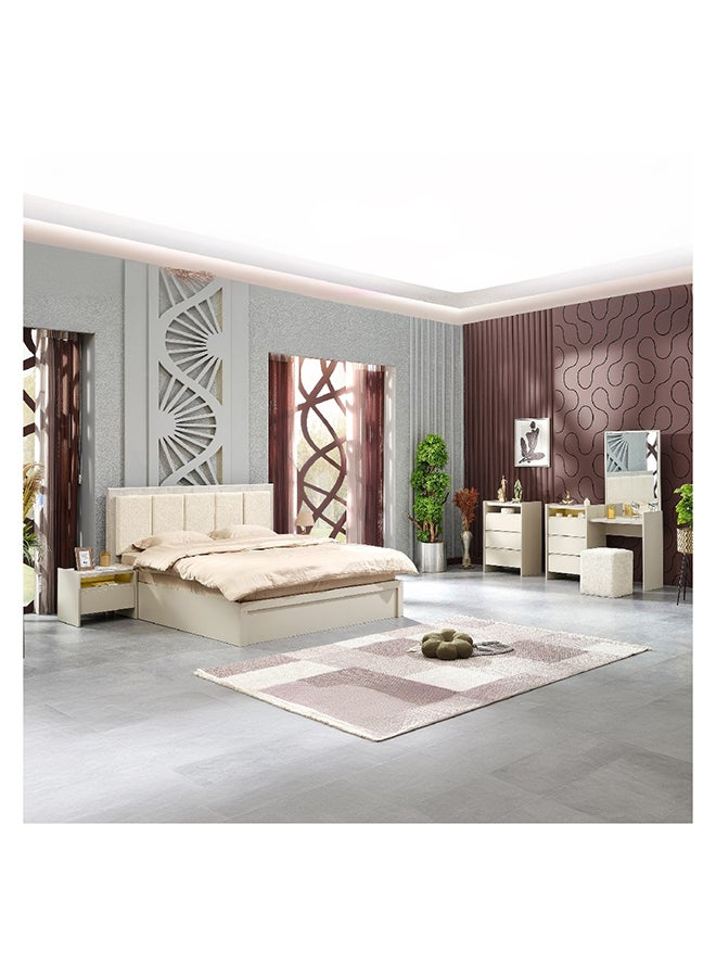 Home Box Zeta 6-Piece King Bedroom Set 209.2 x 120 x 200 cm - Image 1